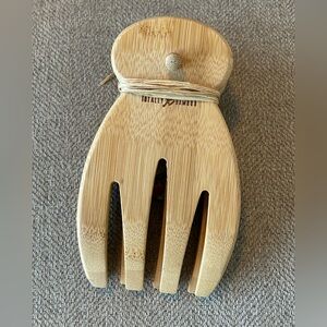 Totally Bamboo Natural Bamboo Salad Hands - Natural